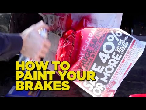 how to paint type r calipers