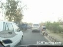 Driving in India, on the outskirts of Delhi, www.bcmtouring.com