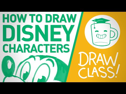 how to draw disney ch