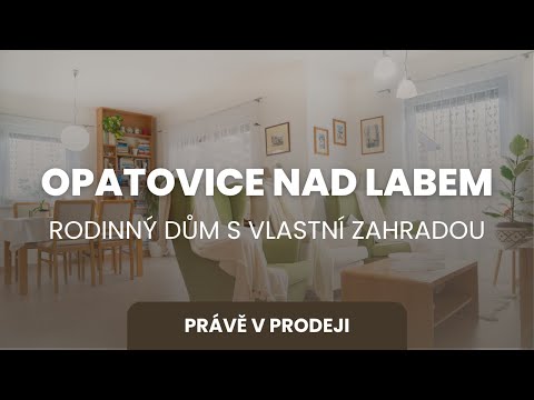 Video Prodej moderního rodinného domu v Opatovicích nad Labem