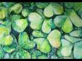 The clover (dobilas) painted by Linas grybe:paintings with oil