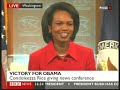 Condoleezza Rice - 'President-Elect Obama was inspirational'