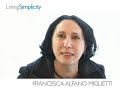 LivingSimplicity video: Francesca Alfano Miglietti