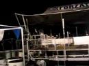 part of the sforzata steel pan yard showing the bass drums