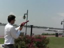 Sensor Launch via Pneumatic Line Thrower