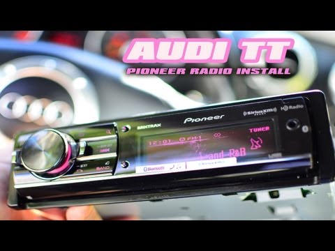 AUDI TT PIONEER DEHX9500BHS RADIO IPOD AUX MP3 USB INSTALL