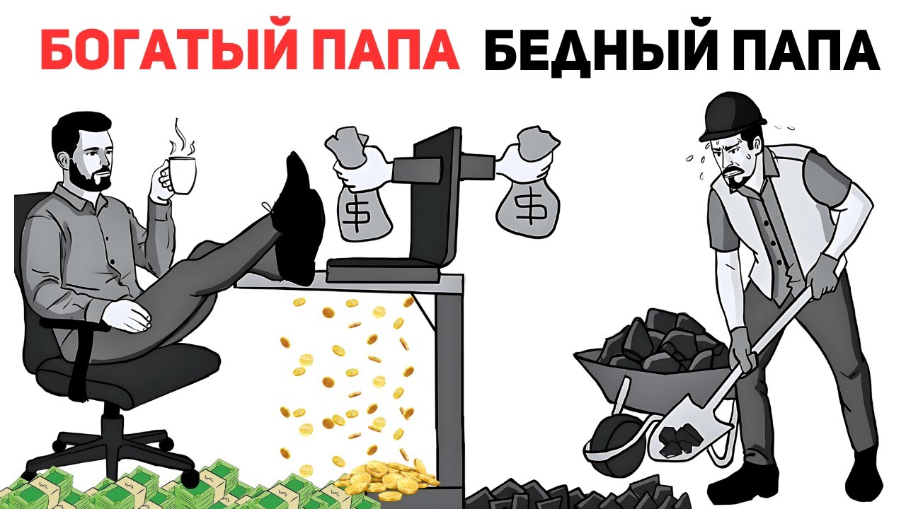 Богатый папа, бедный папа - Роберт Кийосаки [ПОЛНЫЙ ОБЗОР]