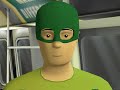 Hero on the train