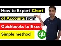 Export Chart Of Accounts Quickbooks Desktop To Excel