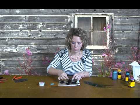 how to dye lucite flower beads
