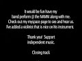 NAMM SHOW Solicitation