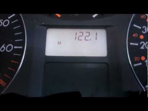 how to reset the service light on a renault megane