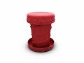\"The Incredible Performing Flatterware Collapsible Cup\"