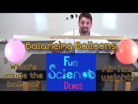 how to prove air has mass with a balloon