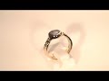 Black Opal Gold Ring - Lightning Ridge, Australia Black Opal