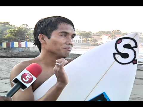 ONE LEGGED SURFER