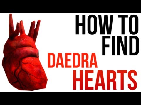 how to find daedra hearts in skyrim