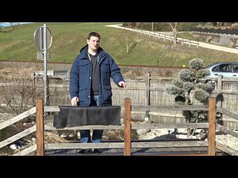 Falten in der Teichfolie - DIY