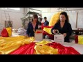 La fábrica clandestina de banderas españolas de Eibar