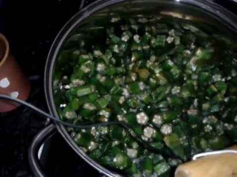 How To Make Okra Soup - (Gambian dish - 'Supa'Kanja' )