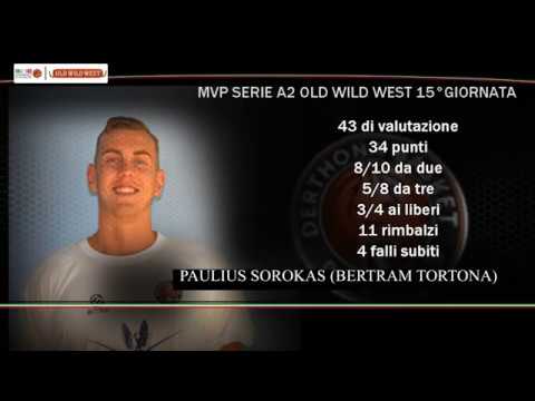 Serie A2 Old Wild West: MVP 15. giornata Paulius Sorokas