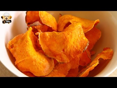 MICROWAVE SWEET POTATO CHIPS