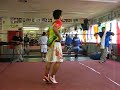 Manny Pacquiao training for Diaz