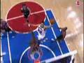 Tayshaun Prince drives for the huge lefty slam!