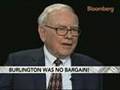 Warren Buffett Says Burlington Purchase Not a Bargain: Video