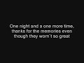 Fall Out Boy - Thnks Fr Th Mmrs (with lyrics)