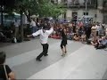 Chacarera en la Plaza Dorrego de San Telmo