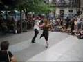 Chacarera en la Plaza Dorrego de San Telmo