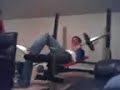 Jonmark attemting to lift 100 pounds and he is 16 years old Jonmark attemting to lift 100 pounds and he is 16 years old