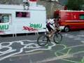 2007-11-07 | Tour de France - Alpe d'Huez 2004. ~> Bobby Julich climbing Alpe d'Huez mountain time trial in 2004. He's on that bend by the cemetery, I call it 'corner of the dutch fans  (00:08)