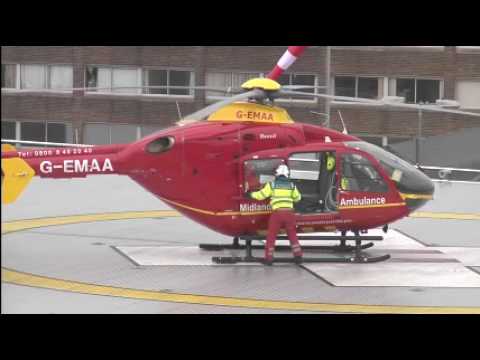 helipad - The new Queen Elizabeth hospital opens its doors to patients on 16 June 2010. The new helipad for the air ambulance is located on the multi-storey car park o...