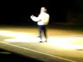 Gad Elmaleh et Michel Drucker � Orange-Final du spectacle.