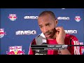 Red Bulls Postgame Thierry Henry on Draw With FC Dallas, Reporter Tina Cervasio