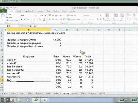 how to budget payroll costs