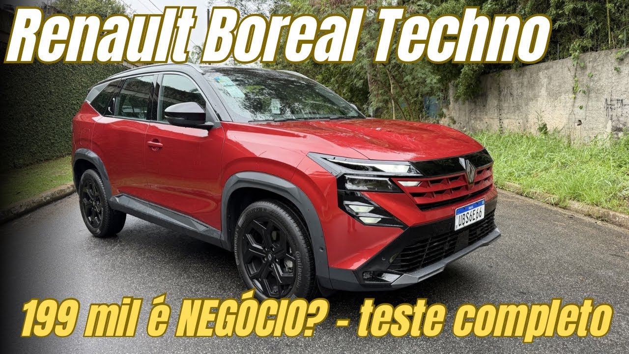 RENAULT BOREAL TECHNO VALE A PENA POR R$ 200 mil? Itens de série, preços e opcionais