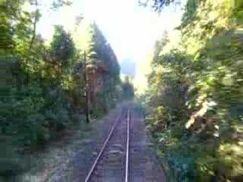 ＪＲ木次線 三段式スイッチバック（三井野原→出雲坂根）