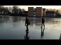 Schaatsen op natuurijs in Wildervank