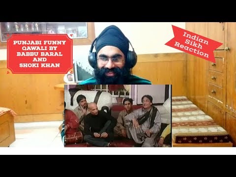 Indian SIkh Reaction!Punjabi Funny Qawali by Babbu Baral and Shoki khan ft PunjabiGabruus