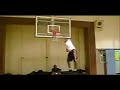 Windmill dunk shatters backboard