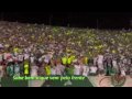 Torcida cantando o hino Do Palmeiras.