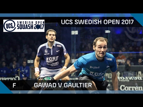 Squash: Gawad v Gaultier - UCS Swedish Open 2017 Final Highlights