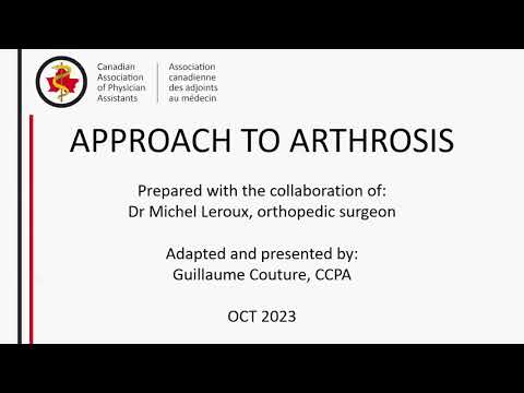 Approach to Arthrosis