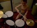 xavier's eerste drumstel!
