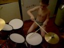 xavier's eerste drumstel!
