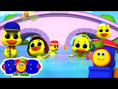 Fünf kleine Enten | Kinderreime | Musik für kinder | Bob der Zug | Kinderlieder