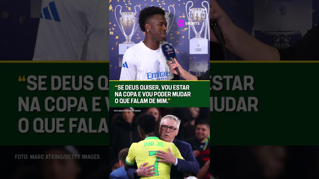 VINI JR MANDOU O PAPO SOBRE SEU RENDIMENTO NA SELEÇÃO BRASILEIRA! #shorts